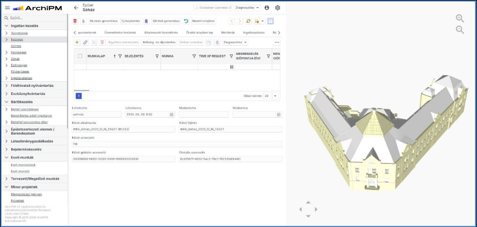 Work orders & diagnostics with 3D context